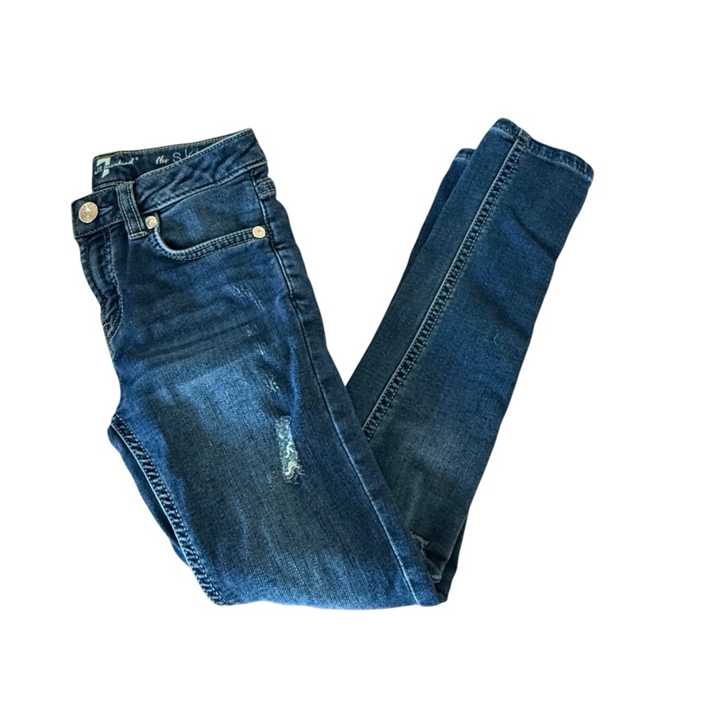 7FAM Skinny Jeans Blue Size 8